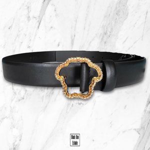 *NEW* Versace Swavorski Medusa Belt NEW SEASON / LEATHER